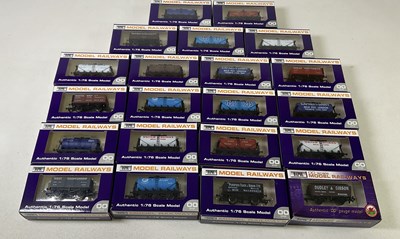 Lot 203 - DAPOL; a collection of twenty-one wagons to...