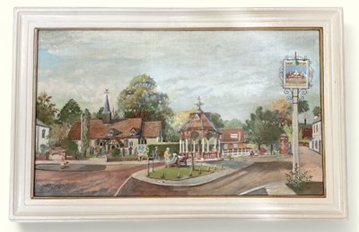 Lot 215 - LOCAL INTEREST; W H MANUEL; oil on board,...