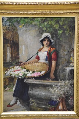 Lot 772 - ROBERT WALKER MACBETH RA (1848-1910); oil on...