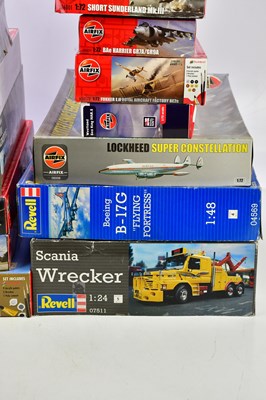 Lot 242 - AIRFIX; a collection of models including the...