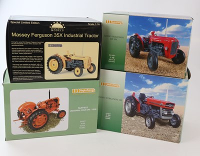 Lot 199 - UNIVERSAL HOBBIES; a Massey Ferguson 134 scale...