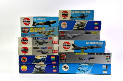 Lot 139 - AIRFIX; a collection of twelve model aircraft...