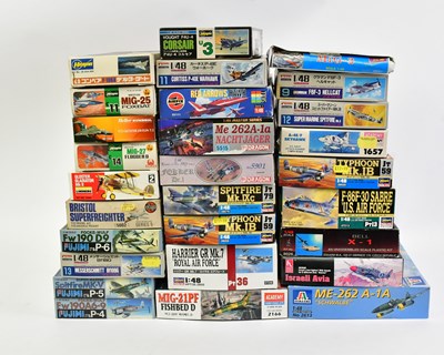 Lot 144 - A collection of twenty-seven model aircraft...