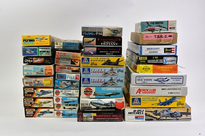 Lot 147 - A large collection of model aircraft kits,...