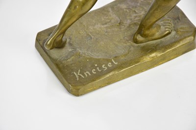 Lot 1713 - After Kneisel, a bronze model of a male...