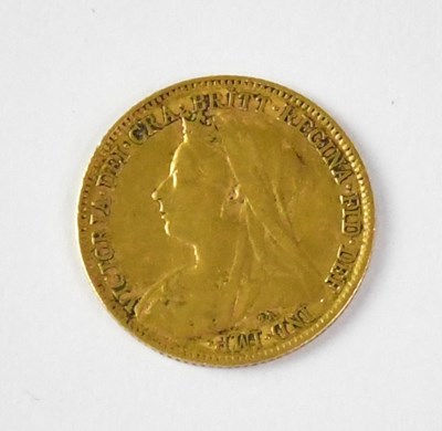 Lot 742 - A Victorian half sovereign, 1894.