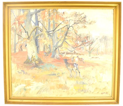 Lot 503 - GK; 20th century oil on canvas, a naïve image...