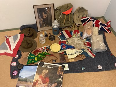 Lot 7 - A collection of Scouting memorabilia,...