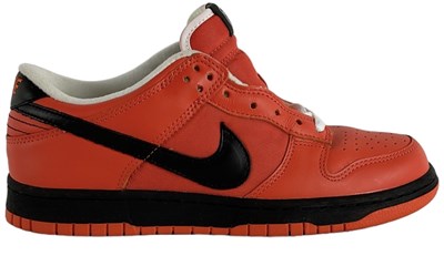 Lot 4 - NIKE; a pair of Dunk Low Safety Orange and...