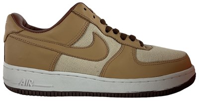 Lot 23 - NIKE; a pair of Air Force 1 Natural Underbrush...