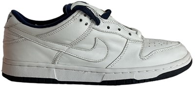 Lot 5 - NIKE; a pair of Dunk Low Pro B white and...