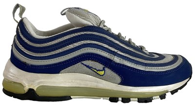 Lot 53 - NIKE; a pair of Air Max 97 ATL Blue/Voltage,...