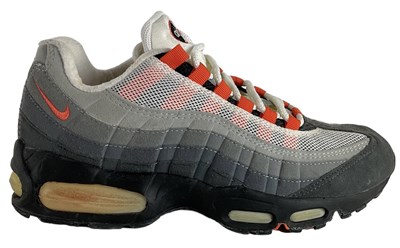 Lot 66 - NIKE; a pair of Air Max 95 "Solar Red"...