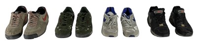 Lot 81 - Three pairs of Nike trainers, all size UK 7...