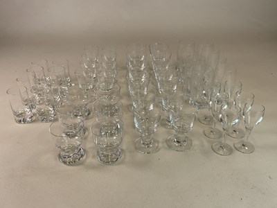 Lot 330 - DARTINGTON; a crystal part suite of drinking...