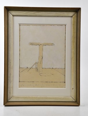 Lot 840 - MICHAEL KENNY; mixed media, 'Crucifix II',...