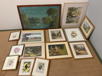 Lot 419 - A large collection of decorative pictures and...