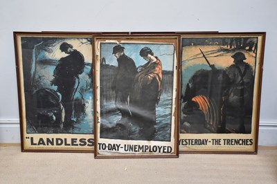 Lot 613 - Five Labour Party political posters, titled...