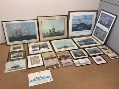 Lot 407 - A group of pictures and prints relating to...