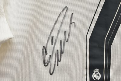 Lot 1836 - CHRISTIANO RONALDO; a signed Real Madrid...