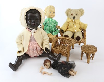 Lot 74 - Two vintage dolls including a 1950 Palitoy...