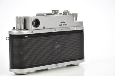 Lot 456 - ZORKI; a Zorki-4 rangefinder camera, serial No...