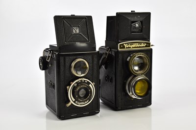 Lot 465 - VOIGTLANDER; two Voigtlander Brilliant TLR...