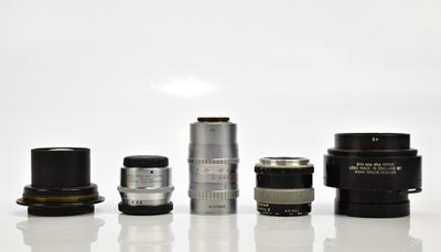 Lot 501 - A collection of five Taylor Hobson lenses,...