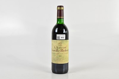 Lot 812 - RED WINE; a single bottle of Château Léoville...