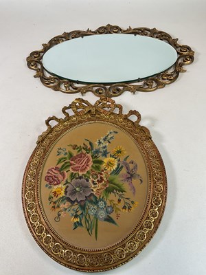 Lot 784 - ATSONEA SUPERIOR PRODUCTS; an oval gilt mirror,...