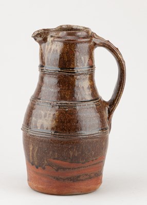 Lot 282 - JIM MALONE (born 1946); a stoneware jug...