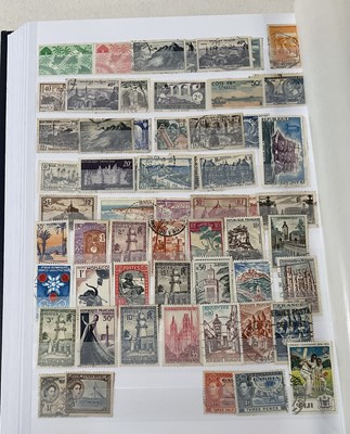 Lot 356 - Five albums of world stamps with interest for...