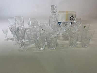 Lot 326 - WATERFORD; a collection of glasses including a...