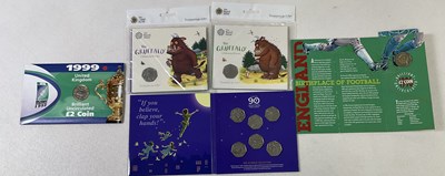 Lot 576 - ROYAL MINT; two cased The Gruffalo 50ps,...