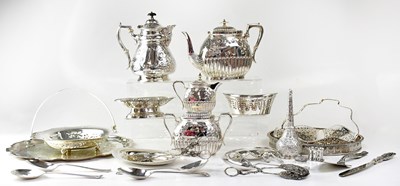 Lot 655 - A quantity of silver-plated items, to include...