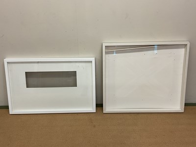 Lot 420 - Two contemporary painted picture frames,...