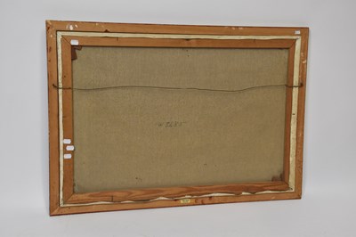 Lot 1093 - PETER COX; oil on canvas, landscape with river,...