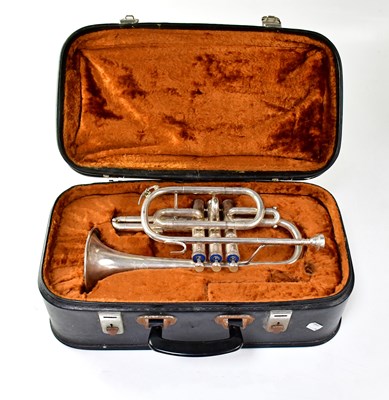 Lot 618 - LAFLEUR; a trumpet imported by Boosey & Hawkes...