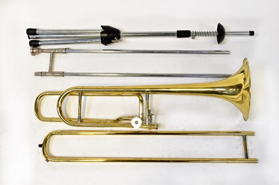 Lot 619 - NASHVILLE; a trombone, in soft carry case,...