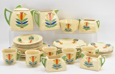 Lot 359 - ROYAL DOULTON; a thirty-six piece Art Deco...