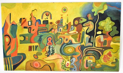 Lot 592 - COLIN FIFIELD (1940-2022); oil on board,...