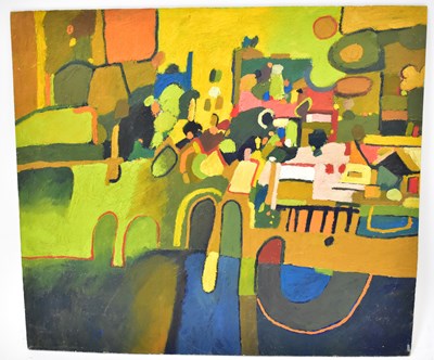 Lot 597 - COLIN FIFIELD (1940-2022); oil on board,...