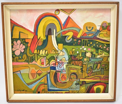 Lot 603 - COLIN FIFIELD (1940-2022); oil on canvas,...