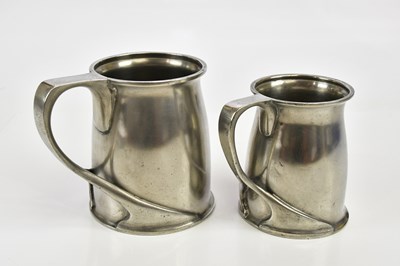 Lot 150 - ARCHIBALD KNOX FOR ENGLISH PEWTER; an Arts &...