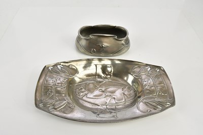 Lot 149 - ARCHIBALD KNOX FOR TUDRIC PEWTER; an Arts &...