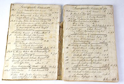 Lot 315 - A Liverpool Shipping Trade account book from...