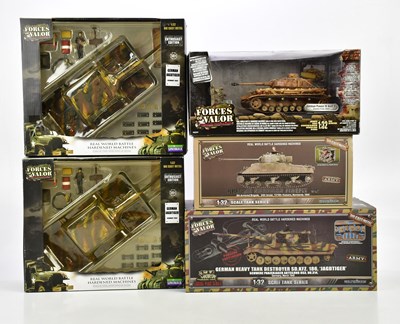 Lot 205 - FORCES OF VALOR; a group of five diecast...