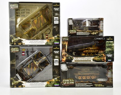 Lot 206 - FORCES OF VALOUR; a group of five diecast...