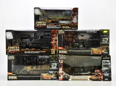 Lot 208 - FORCES OF VALOR; a collection of five diecast...