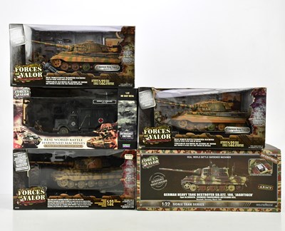 Lot 211 - FORCES OF VALOR; a group of five diecast...